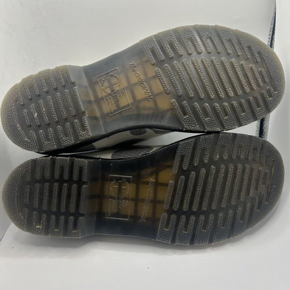 Dr. Martens 1461 Polka Dot Smooth Leather Oxford Shoes Womens 7 /38 White Black - Picture 8 of 10